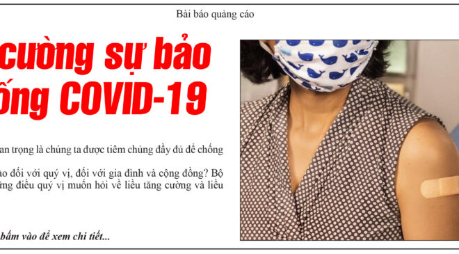 Tăng cường sự bảo vệ chống COVID-19